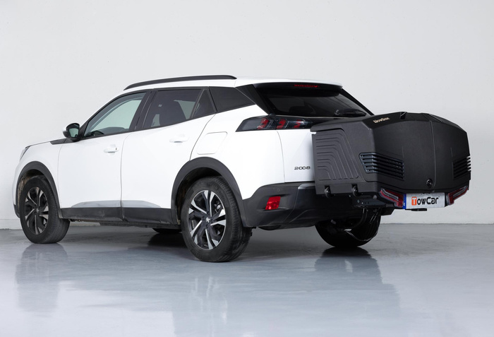 Towbox V3 black LED Edition - box na zavazadla montovaný na tažné zařízení