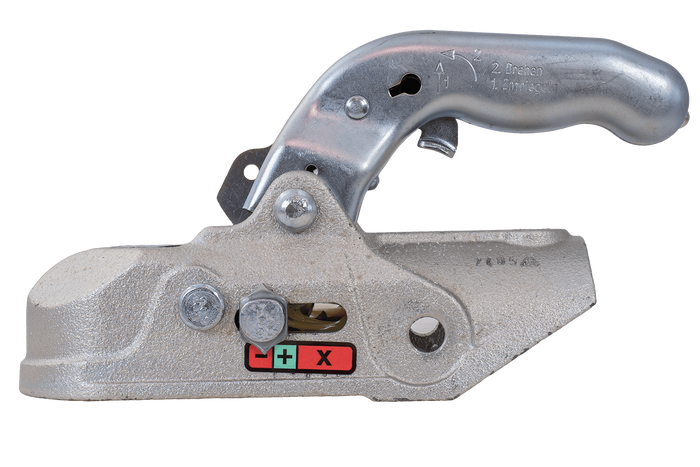 Kulové tažné zařízení KNOTT K27-B pro přívěs 2700 kg s ojí o průměru 45 mm, litinové 