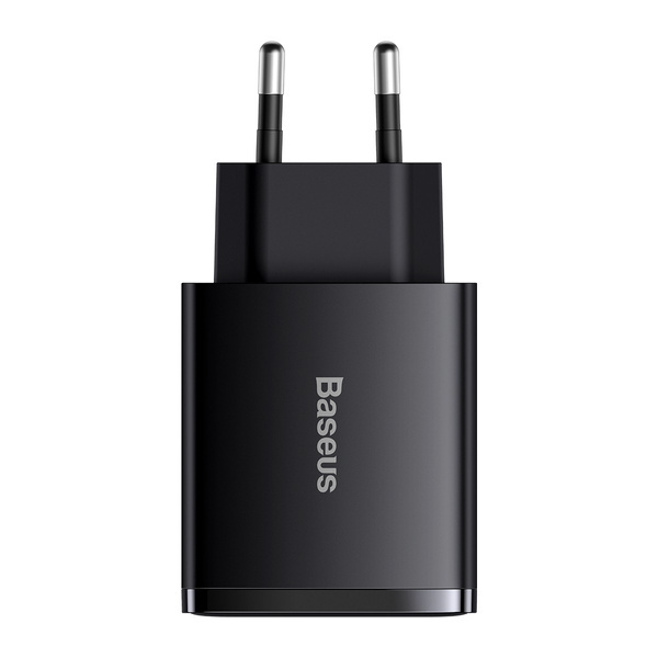 BASEUS Compact 2xUSB-A, USB-C nástěnná nabíječka