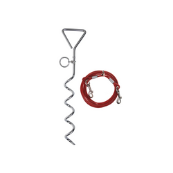 Spiralny palik do mocowania smyczy 4,5 m