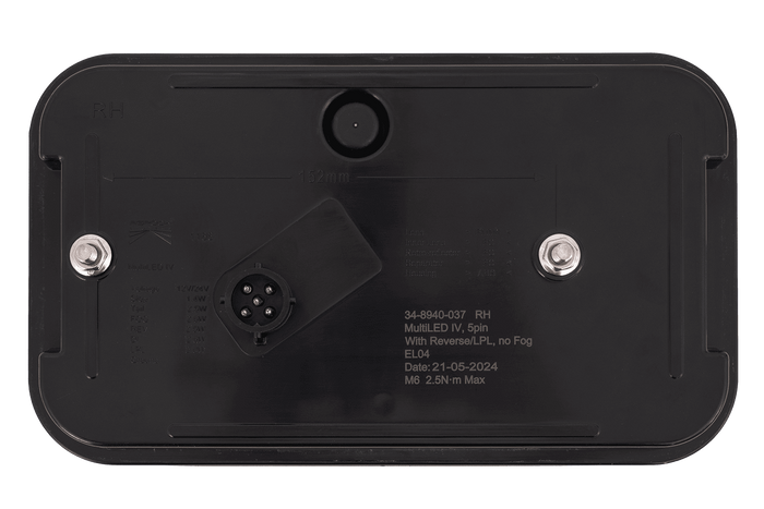 Zadní světlo ASPÖCK MULTILED IV LED, 6 funkcí, pravé