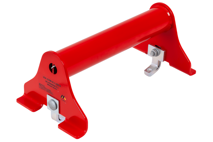 Zámek kol PRAMAR Radstopper VDI 2700 červený pro odtahovku - nastavitelný, univerzální