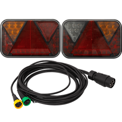 Zadní světla FRISTOM LED + svazek MANTES 5m 7-PIN