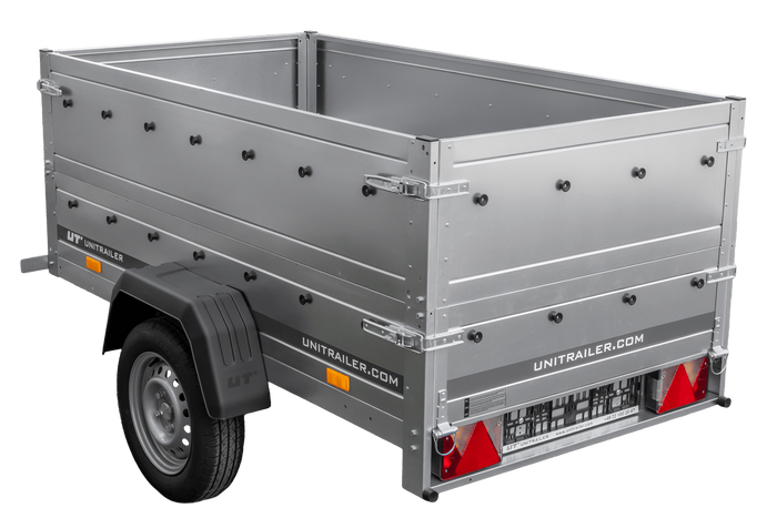 Lehký přívěs 200x106 UNITRAILER GARDEN 200 KIPP s bočnicemi BIS