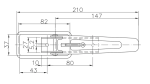 Boční hák pro přívěs UNITRAILER ZB-01/BV 10-1