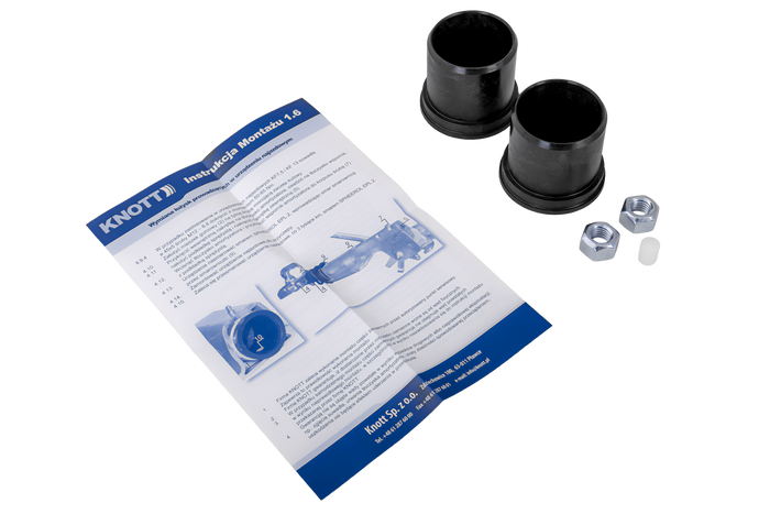 Posuvná pouzdra KNOTT 44,6 mm pro nájezdová zařízení KF13/KF17/KF20