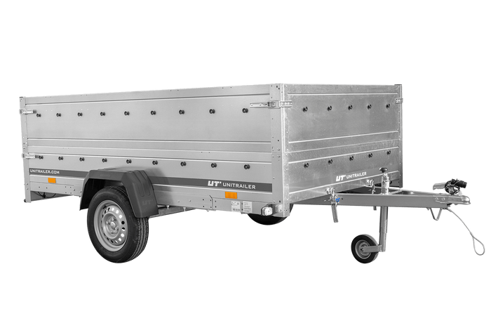 Přívěs za auto 264x150 UNITRAILER GARDEN 265 KIPP s bočnicemi BIS