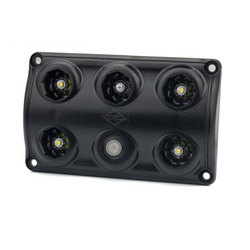 HORPOL LWD2157/CZ LED 900lm černá interiérová lampa s vypínačem a červenou diodou