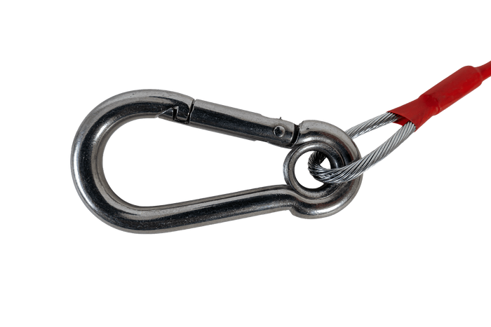 Nouzové bezpečnostní lano KNOTT breakaway s karabinou 1200 mm