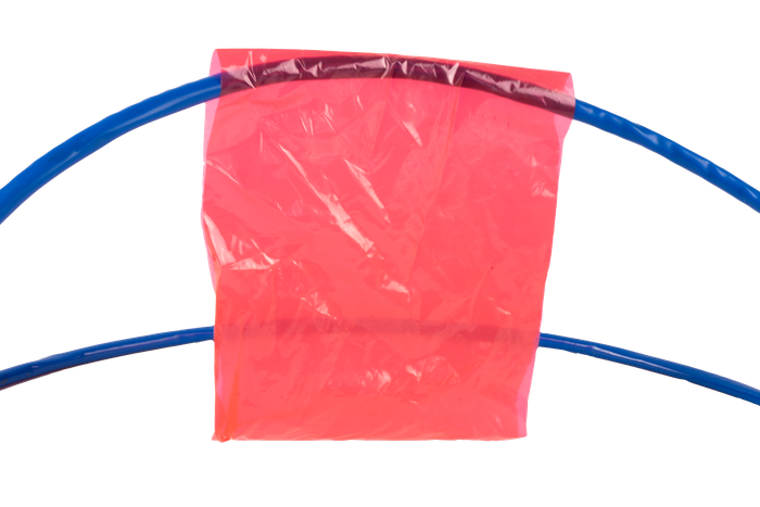 Tažné lano s oky Ocelové lano LAMPA 3,5m/8mm/5t modré