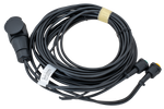 Elektroinstalace MANTES, svazek tažného vozidla, 5m, zástrčka 13 PIN, bajonety 2x 5 PIN