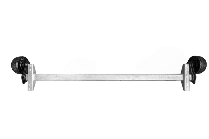 Brzděná náprava KNOTT VGB13-M pro přívěs/nosič 1350 kg 1750 mm 2250 mm 5x112