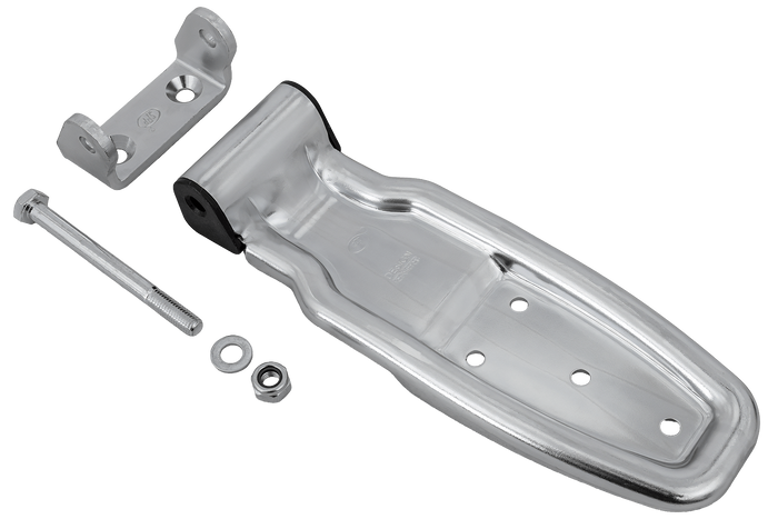 Boční pant s montážní konzolou STEELPRESS HB-01.270-02+UH-01 kompletní montáž na bok přívěsu