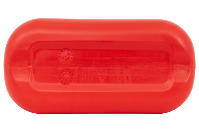 5l plastový kanystr HERMON s trychtýřem, červený