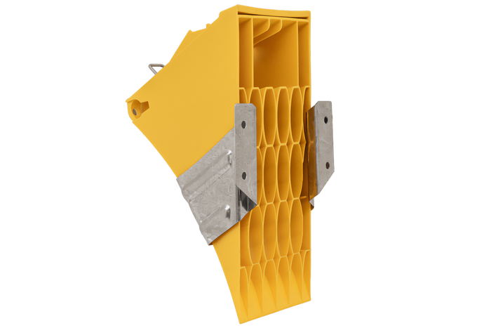 Klín pod kolo G46 s montážním držákem LOKHEN výška: 190 mm