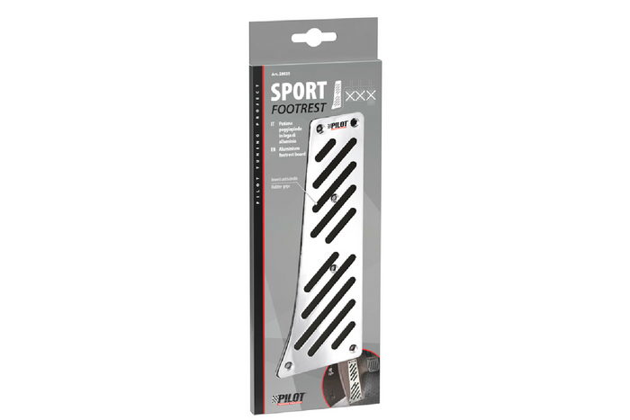 Hliníková podnožka řidiče LAMP s protiskluzovou gumou