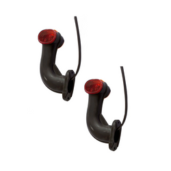 Obrysová světla ASPÖCK SUPERPOINT II levá + pravá na gumovém rameni