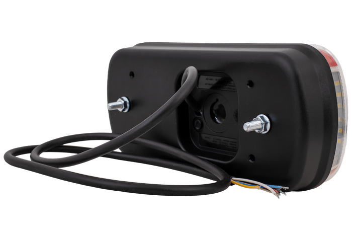 Zadní LED svítilna FRISTOM FT-130 COF, 6 funkcí, univerzální