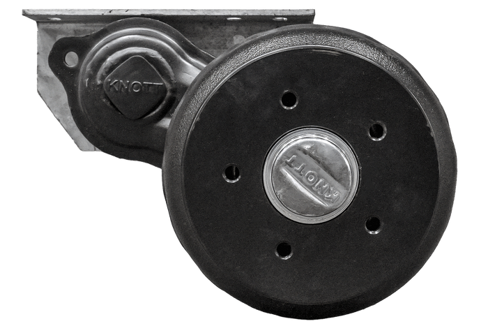 Brzděná náprava KNOTT VGB13M pro přívěs/nosič automobilů 1350 kg 1510 mm 1880 mm 5x112