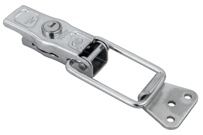 Boční tažné zařízení s upevňovacím prvkem STEELPRESS ZB-13A+Z-11A, kompletní boční zámek přívěsu s klíčem