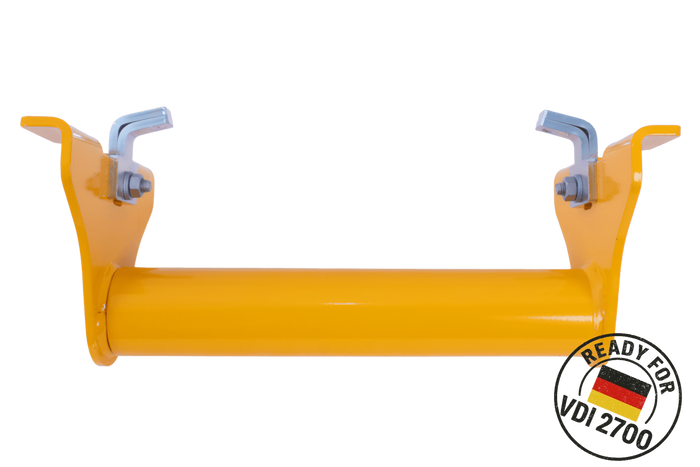 Univerzální klín pod kola PRAMAR Radstopper VDI 2700 žlutý pro odtahovku