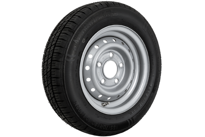 Vyztužené kolo pro přívěs TIRE KENDA 155/70 R12C 104/102N KENDA RIM 4,5Jx12"H2 5x112 ET:20