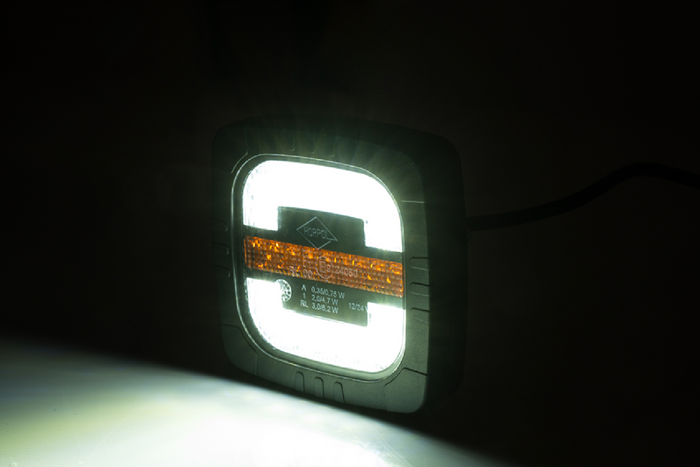 HORPOL ROCA LZD 2805 LED přední světlo 3 funkce univerzální s držákem