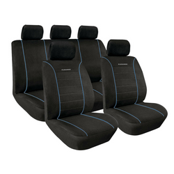 Sada potahů na autosedačky LAMPA Elegance modrá, pro přední a zadní sedadla