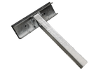 OUTLET UNITRAILER plochá boční podpěra, délka 30 cm, výška 40 cm, pro lodní přívěs, ŠEDÁ