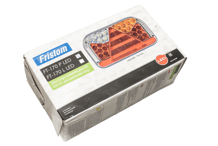 ZÁSUVKA Zadní světlo FRISTOM FT-170 LED 6 funkcí pravé