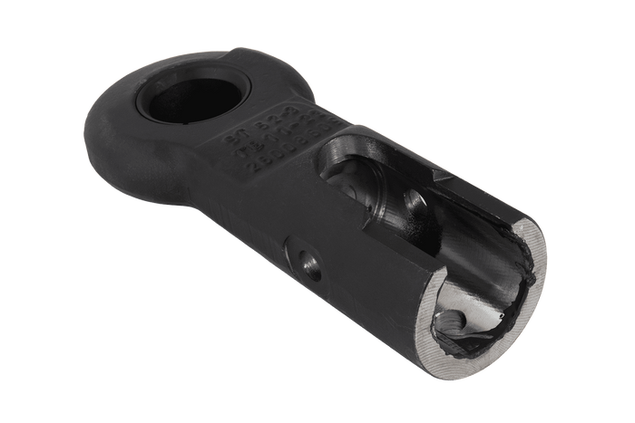 Tažné oko KNOTT KK7293S pro přívěs o hmotnosti 3500 kg s trubkovou ojí o průměru 45 mm, nový typ