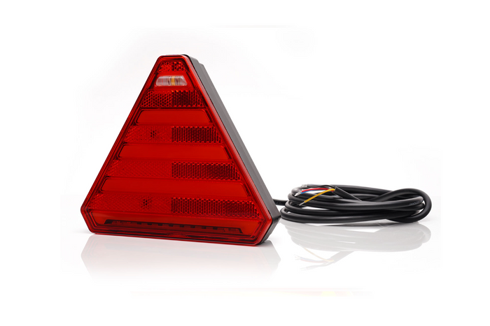 Zadní LED světlo WAŚ W245, univerzální, 6 funkcí