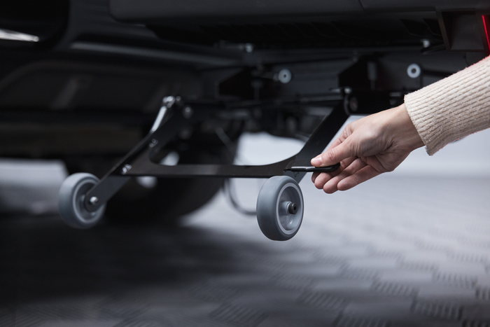 Tažné zařízení Alpha classic grey - box na zavazadla montovaný na tažné zařízení