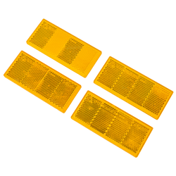 Sada 4 x odrazka oranžová pro přívěs