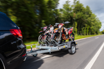 Přívěs MOTO 3 pro tři motocykly 