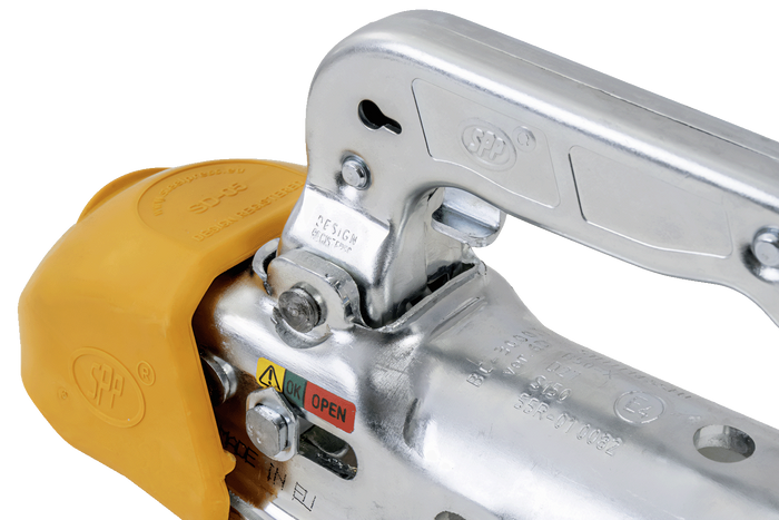 Kulové tažné zařízení STEELPRESS BC-3000.1D-00-00+Z3 pro přívěs o hmotnosti 3000 kg s trubkovou ojí 35-50 mm