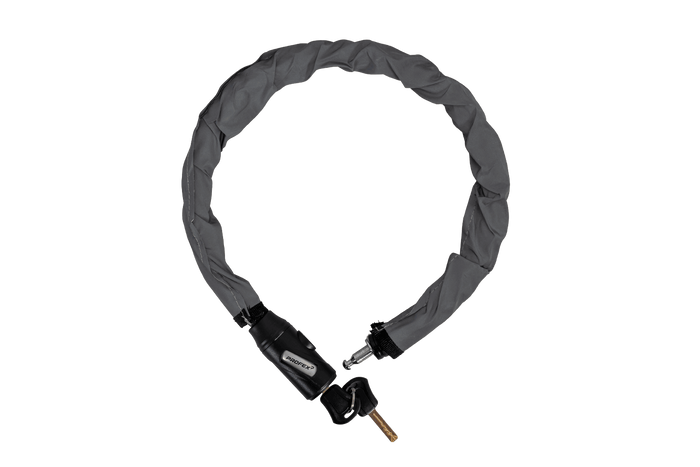 Ocelový zámek na kolo PROFEX Reflex, délka 70 cm
