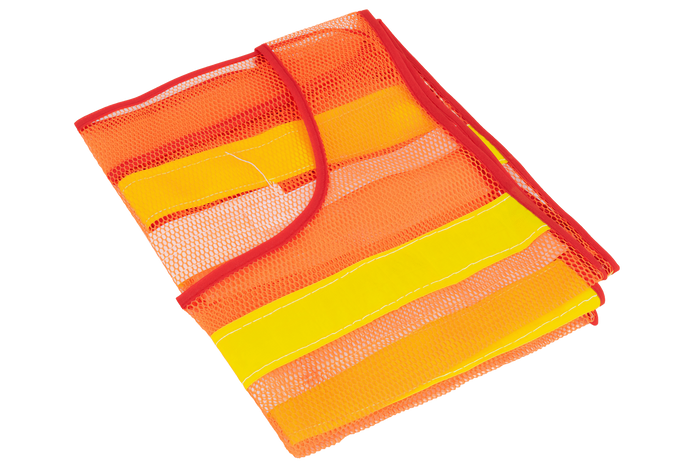 Reflexní vesta HERMON XXL oranžová s bočním suchým zipem