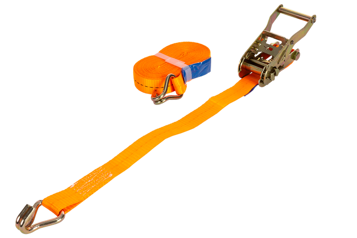 UNITRAILER 8m/25mm/1t oranžový přepravní pás s napínákem