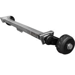 Brzděná náprava KNOTT VGB13 pro přívěs/nosič automobilů 1350 kg 1350 mm 1800 mm 5x112