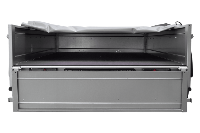 Přívěs Garden Trailer 264/2 KIPP s rámem H-0 a šedou plachtou