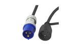 Adaptér s CEE zástrčkou a zásuvkou s ochranným kontaktem 16A 230V ProPlus 373530DE s kabelem 150 cm