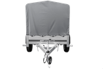 Přívěs pro auto 200x106 UNITRAILER GARDEN 200 KIPP s rámem H-800 a šedou plachtou