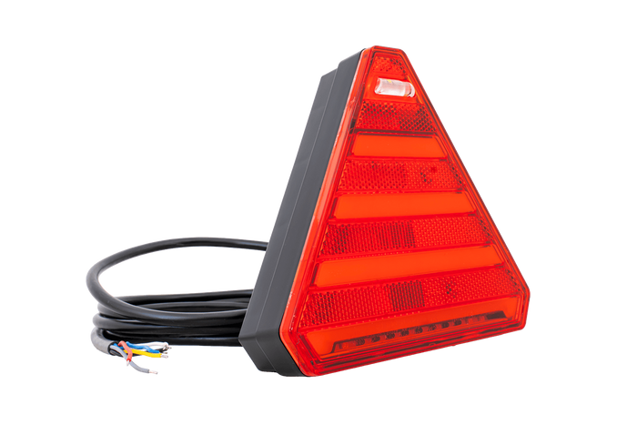 Zadní LED světlo WAŚ W245, univerzální, 6 funkcí