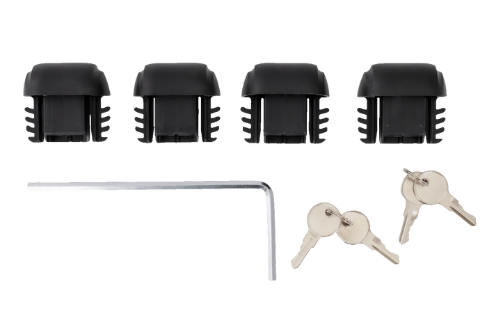 Střešní nosič Eco Alubase 120 - univerzální hliníkový nosič pro otevřené lišty