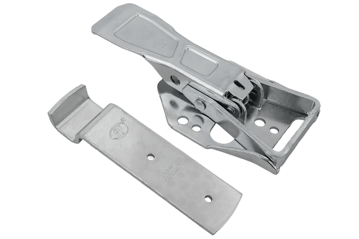 Boční tažné zařízení s upevňovacím prvkem STEELPRESS ZB-04C+Z-01A pro úplné uzavření boku přívěsu