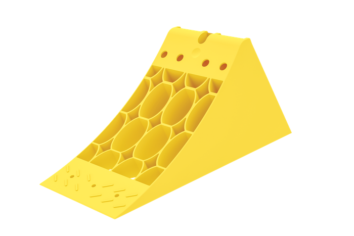 Klín pod kola E36 s montážním držákem LOKHEN výška: 147 mm