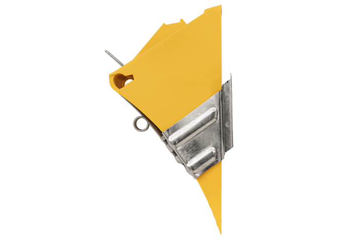 Klín pod kolo G46 s montážním držákem LOKHEN výška: 190 mm