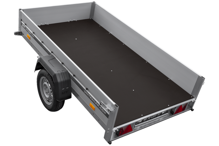 Přívěs s hliníkovými bočnicemi 230x125 Unitrailer Garden 230 KIPP ALU
