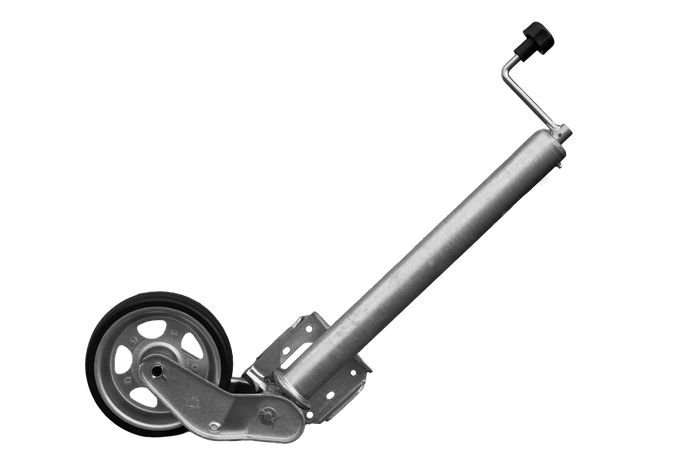 Automatické opěrné kolo UNITRAILER s rukojetí 500 kg 60 mm 660-904 mm